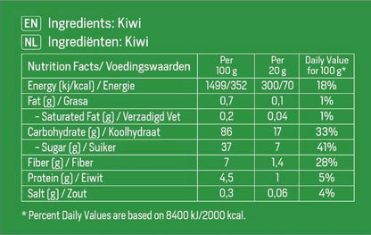 Gevriesdroogde Kiwi